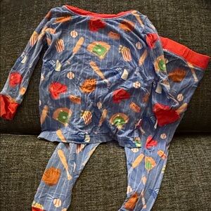 Little Sleepies Baseball Pajama Top